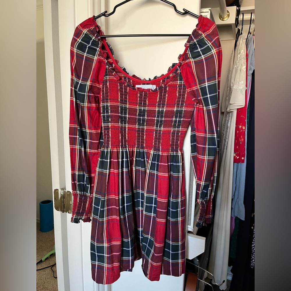 Hill House Athena Nap dress tartan
